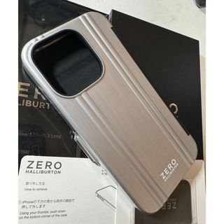 ゼロハリバートン(ZERO HALLIBURTON)のゼロハリバートン iPhone15pro ケース シルバー(iPhoneケース)