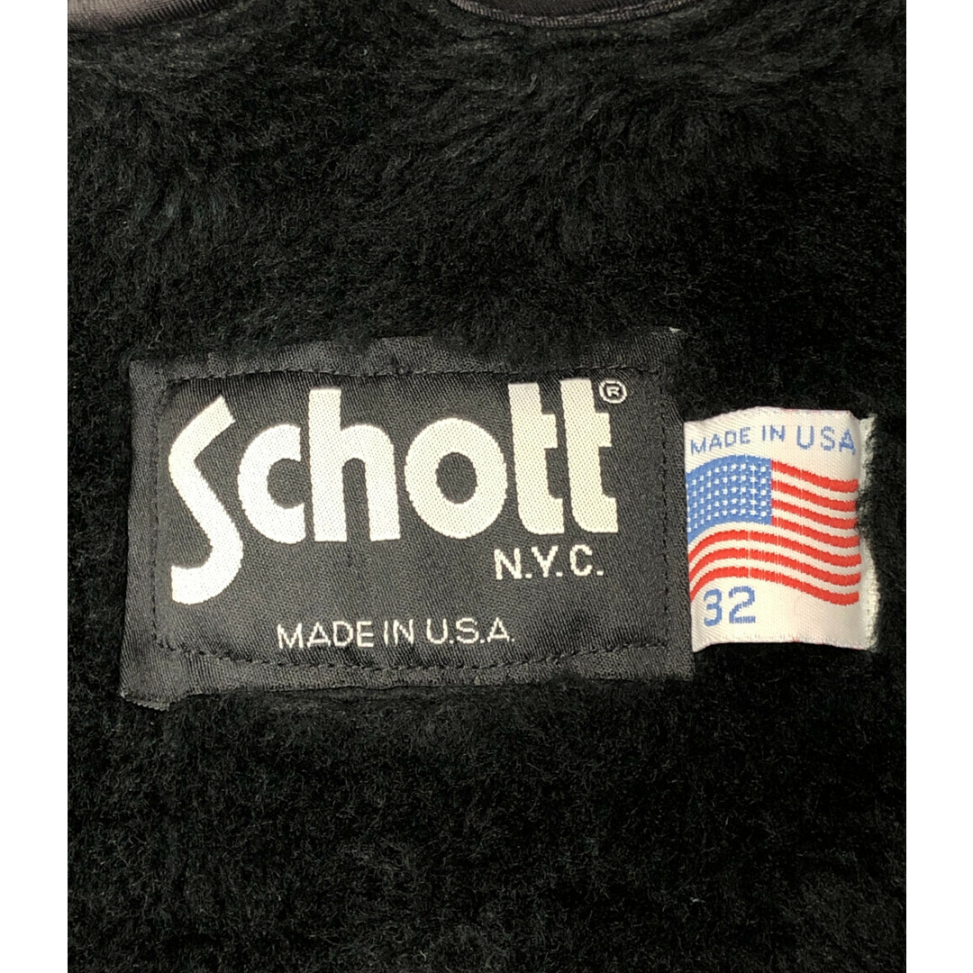 schott(ショット)のショット ライナー付 シングルライダース レザージャケット メンズ 32 メンズのジャケット/アウター(その他)の商品写真