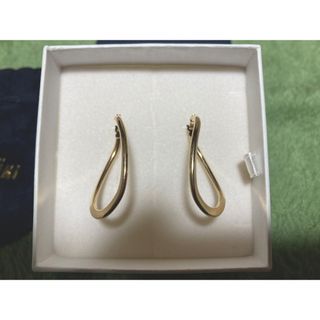 ジュエリーツツミ(JEWELRY TSUTSUMI)の新品☆ジュエリーツツミ  K10YGフープピアス(ピアス)