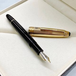 モンブラン(MONTBLANC)の美品 モンブラン 万年筆 ソリテール ル・グランサイズ ペン先18k 146(ペン/マーカー)