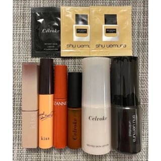 シュウウエムラ(shu uemura)のシュウウエムラ&セルヴォーク&kiss他　コスメ9点まとめ売り(サンプル/トライアルキット)