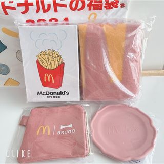 マクドナルド(マクドナルド)のマクドナルド福袋 ブルーノコラボ ピンク ポテト加湿器(その他)