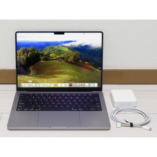 マック(Mac (Apple))のM1Pro MacBook 14 メモリ16GB SSD512GB USキー(ノートPC)