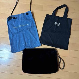 アズールバイマウジー(AZUL by moussy)のAZUL by moussy 2wayセカンドバックとエコバッグ 【新品同様】(エコバッグ)