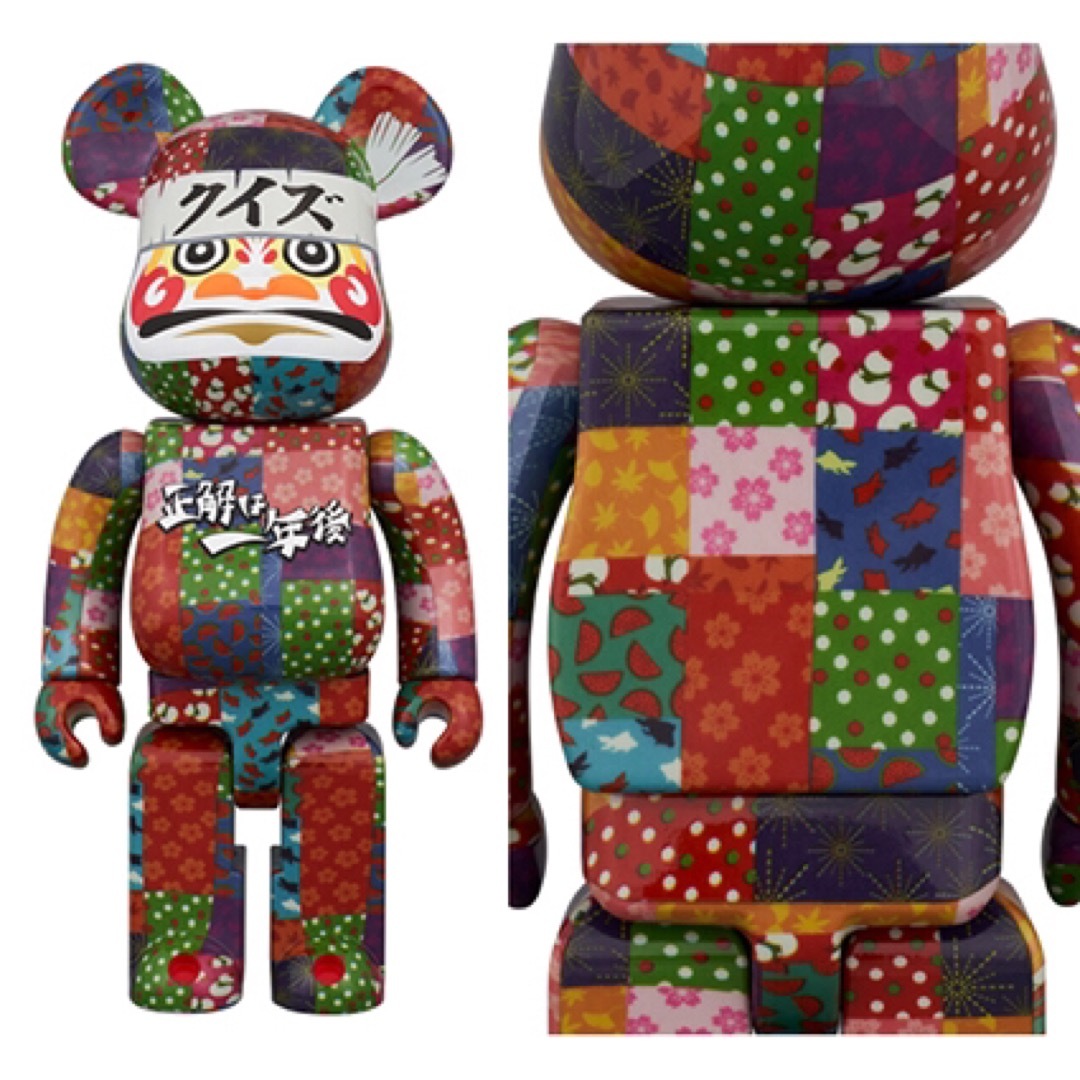 BE@RBRICK 正解は一年後 400% ベアブリック 達磨