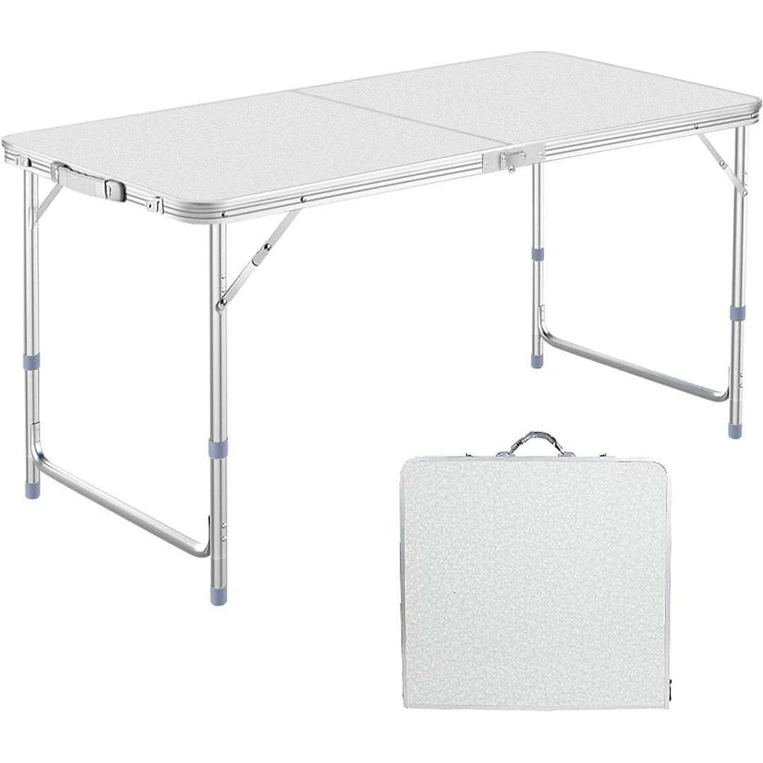 テーブル/チェアアウトドア テーブル キャンプ テーブル 折りたたみ 高さ3段階調整可能 120