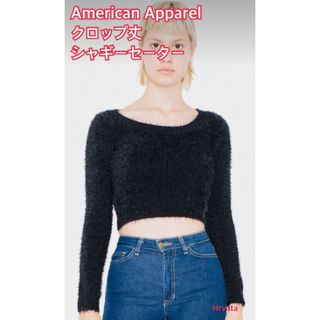 アメリカンアパレル(American Apparel)のアメリカンアパレル クロップ丈シャギーセーター(ニット/セーター)