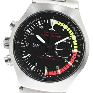 シン(SINN)のジン Sinn 157.EZM-4 ドイツ消防レスキュー部隊 クロノグラフ 自動巻き メンズ 保証書付き メーカーOH済み_776819(腕時計(アナログ))