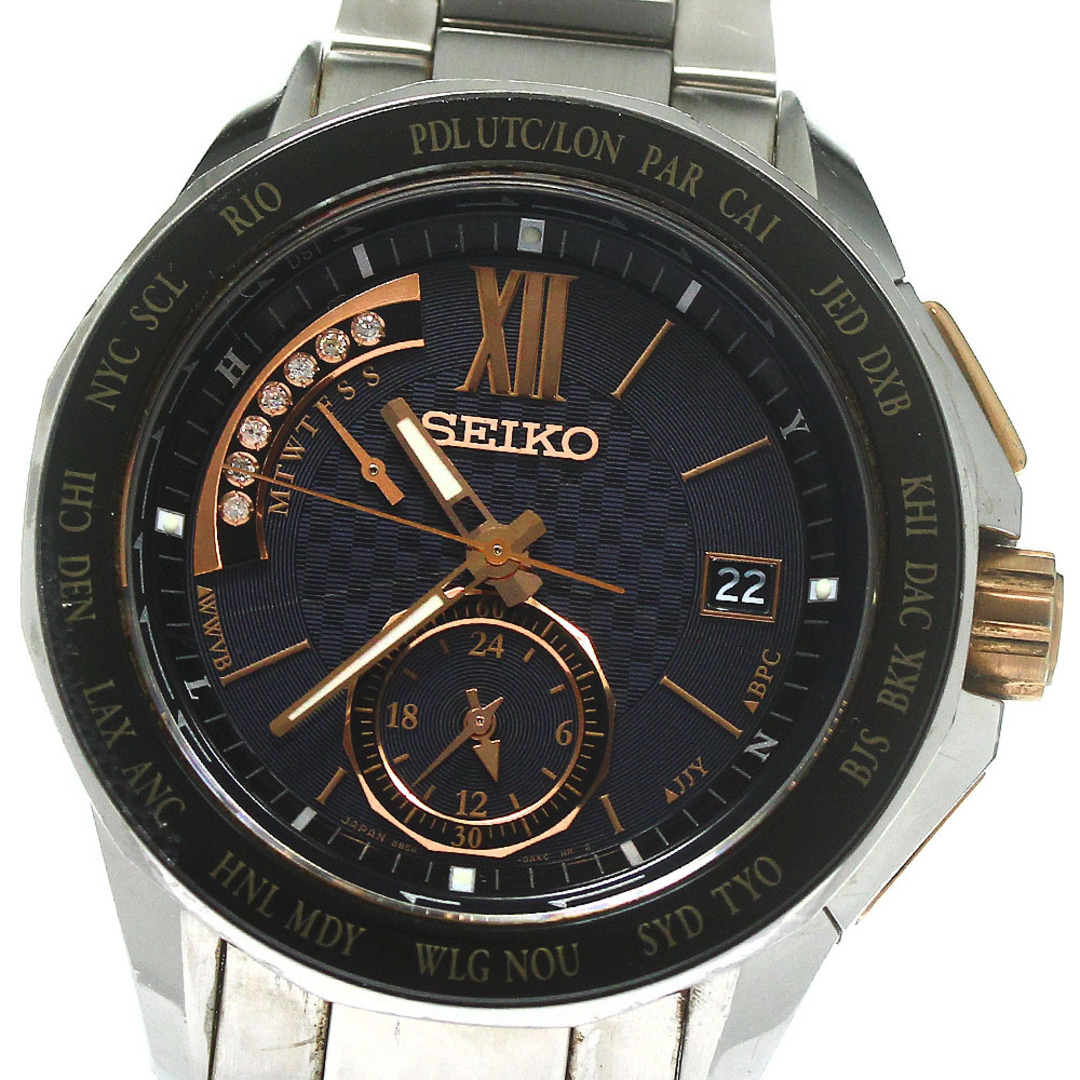 セイコー SEIKO 8B54-0AX0/SAGA141 ブライツ クロノグラフ ソーラー電波 メンズ _792097商品情報ブランド