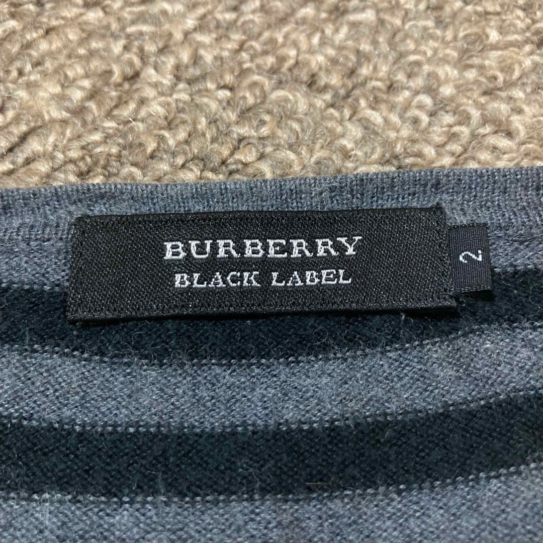 BURBERRY BLACK LABEL(バーバリーブラックレーベル)のバーバリーブラックレーベル BURBERRY Tシャツ カットソー ボーダー 2 メンズのトップス(Tシャツ/カットソー(半袖/袖なし))の商品写真