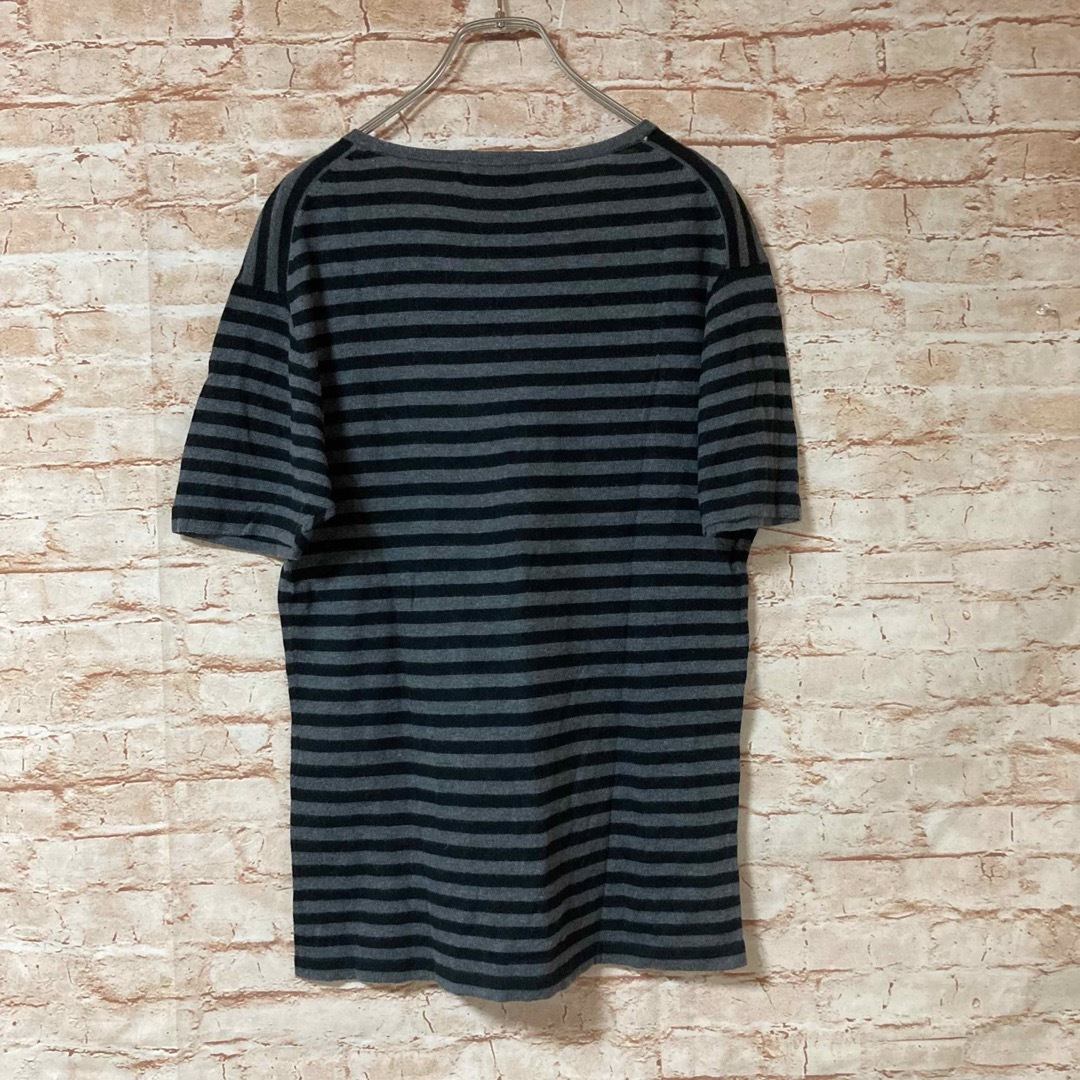 BURBERRY BLACK LABEL(バーバリーブラックレーベル)のバーバリーブラックレーベル BURBERRY Tシャツ カットソー ボーダー 2 メンズのトップス(Tシャツ/カットソー(半袖/袖なし))の商品写真