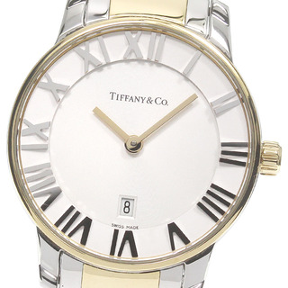 ティファニー(Tiffany & Co.)のティファニー TIFFANY&Co. Z1830.11.15A21A00A アトラス ドーム デイト クォーツ レディース 良品 _790232(腕時計)