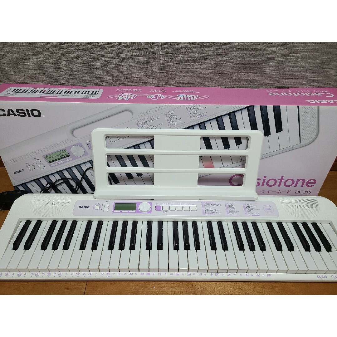 CASIO(カシオ)のCASIO 光ナビゲーションキーボード Casiotone 61鍵盤 LK-31 楽器の鍵盤楽器(キーボード/シンセサイザー)の商品写真