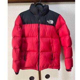 ザノースフェイス(THE NORTH FACE)のノースフェイス　ヌプシ　赤(ダウンジャケット)