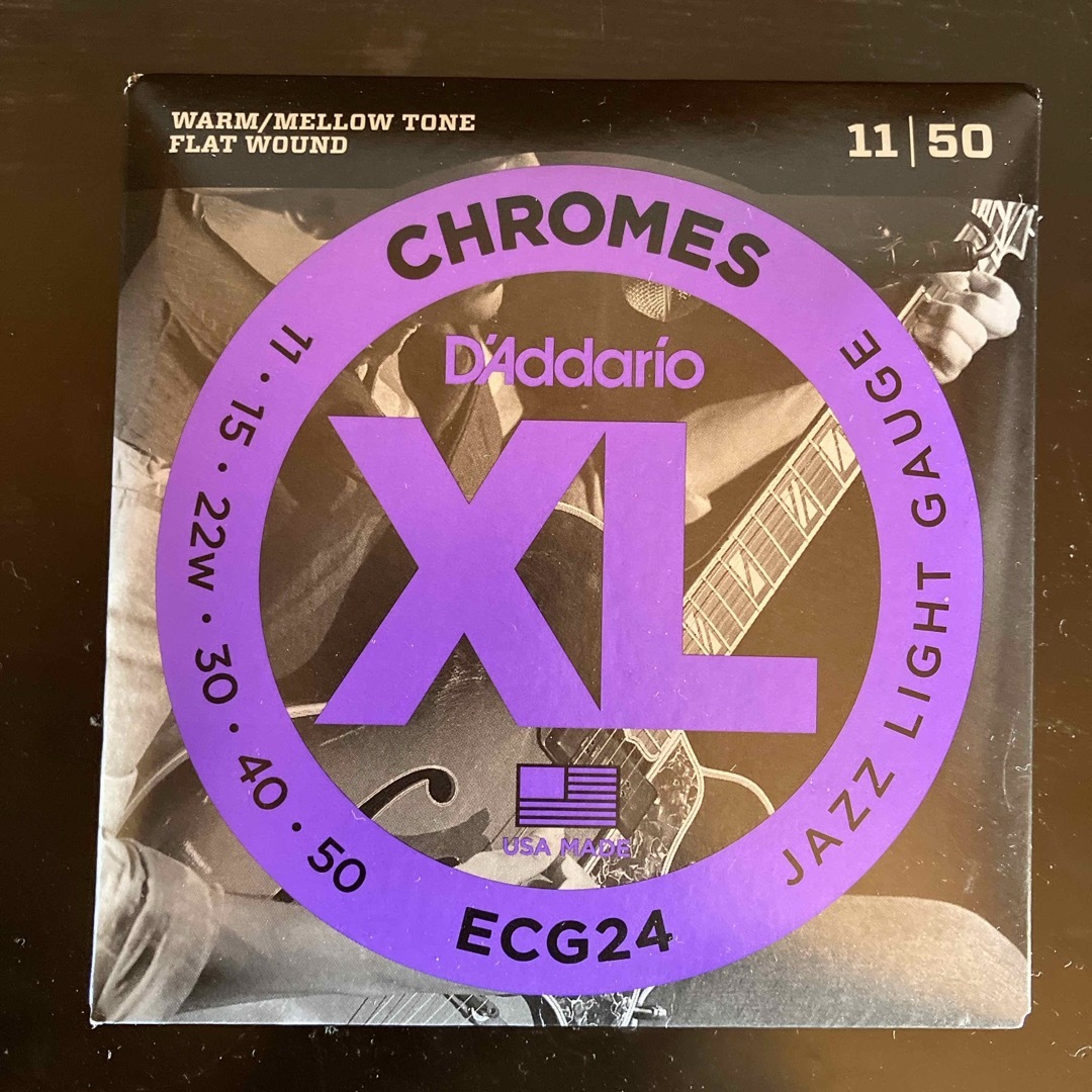 新品　ダダリオ D'Addario ECG24 フラットワウンド弦 楽器のギター(弦)の商品写真