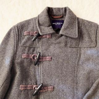 ポロ(POLO（RALPH LAUREN）)の【美品】ポロジーンズ　ラルフローレン　グレー　ダッフルコート　トグルボタン(ダッフルコート)