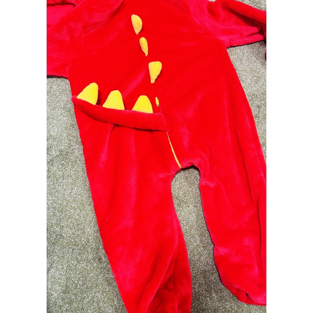 赤ちゃん　子ども　コスプレ　恐竜　辰 キッズ/ベビー/マタニティのキッズ服男の子用(90cm~)(その他)の商品写真