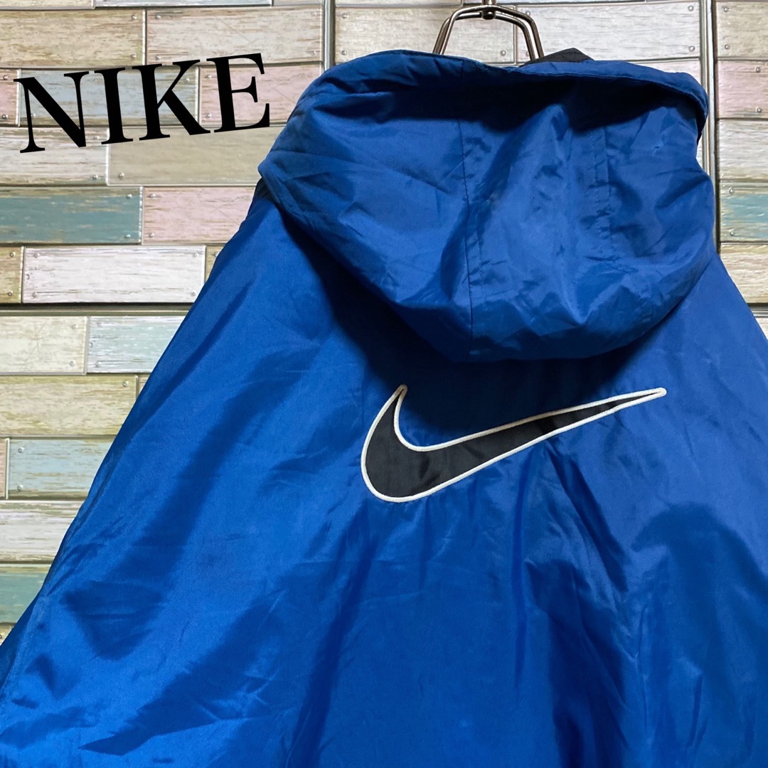 NIKE(ナイキ)のNIKE ナイキ　中綿ナイロンJKT ブルゾン　ビッグロゴ メンズのジャケット/アウター(ブルゾン)の商品写真