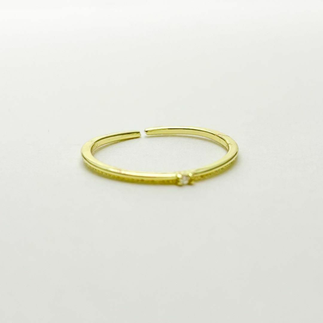 レディース リング 指輪 ゴールド 細め 金属アレルギー対応 人気 レディースのアクセサリー(リング(指輪))の商品写真