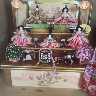 雛人形　3段飾り　高級西陣織(人形)