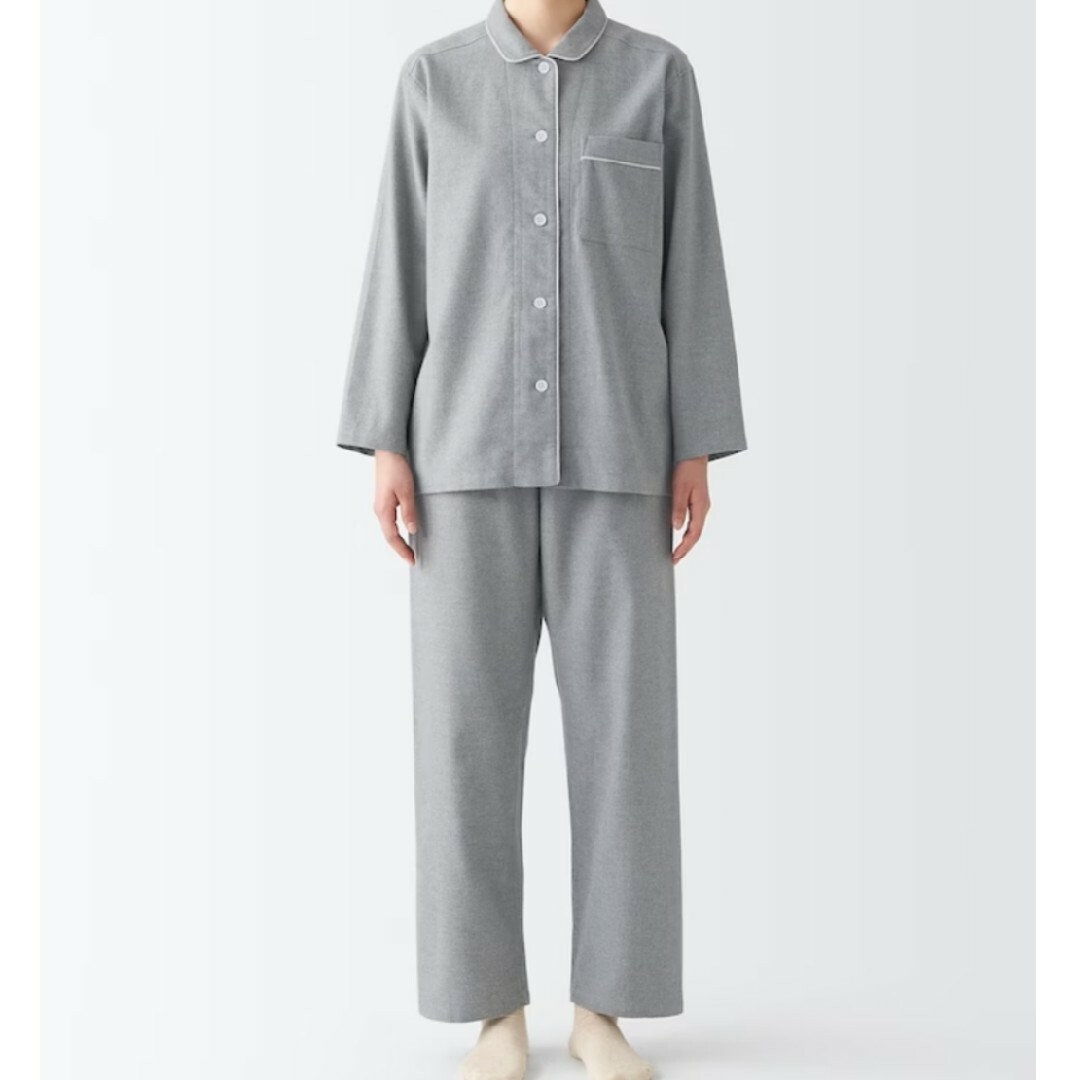 MUJI (無印良品)(ムジルシリョウヒン)の無印良品 フランネルパジャマ レディースMサイズ レディースのルームウェア/パジャマ(パジャマ)の商品写真