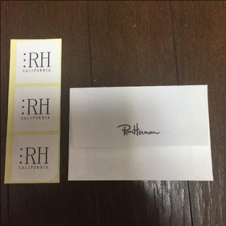 ロンハーマン(Ron Herman)のロンハーマンRonherman☆封筒1枚＆ステッカー3枚(その他)