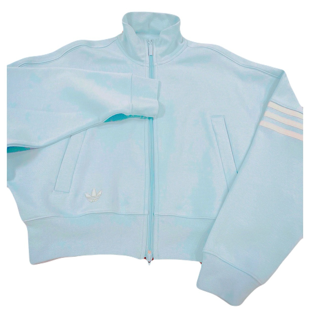 adidas - アディダス オリジナルス ブルー ジャージ ジャケット adidas - アディダス オリジナルス ブルー ジャージ ジャケット
