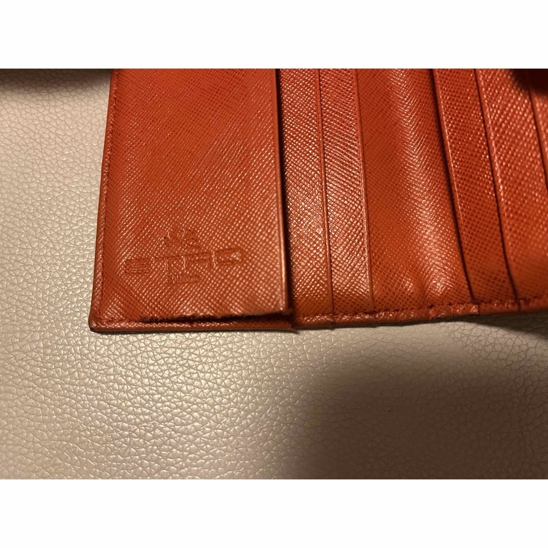 ETRO(エトロ)のETRO 財布　ウォレット　ミニウォレット　ミニ　ブラウン　オレンジ　茶色 レディースのファッション小物(財布)の商品写真