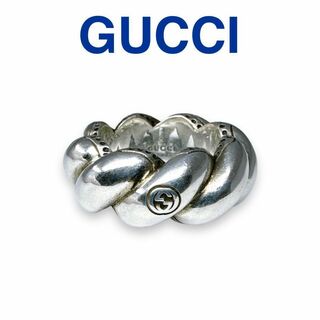 グッチ(Gucci)のグッチ ツイスト ガーデン リング 11号 925 シルバー レディース メンズ(リング(指輪))