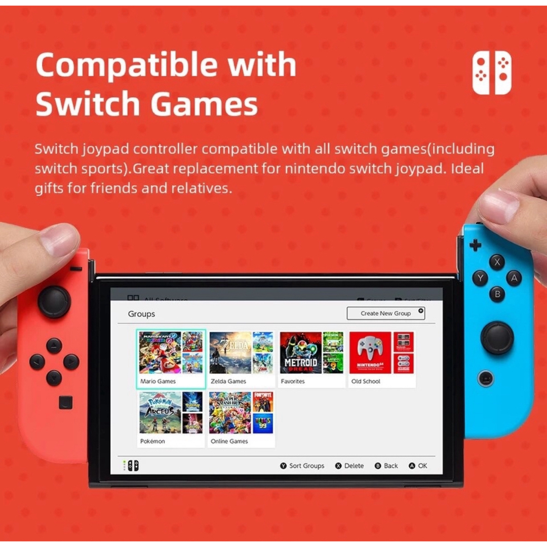 Nintendo Switch(ニンテンドースイッチ)の【新品】ジョイコン ネオンパープル　ストラップ付き　Switch Joy-Con エンタメ/ホビーのゲームソフト/ゲーム機本体(家庭用ゲーム機本体)の商品写真