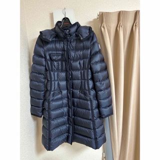 モンクレール(MONCLER)のモンクレール　エルミンヌ　ネイビー　サイズ2(ダウンコート)