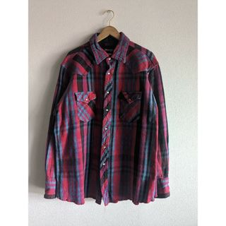 ラングラー(Wrangler)のOLD Wrangler CHECK WESTERN SHIRT PINK(シャツ)