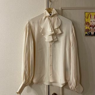 ラルフローレン(Ralph Lauren)のD ラルフローレン Ralph Lauren ブラウス シャツ フリル トップス(シャツ/ブラウス(長袖/七分))