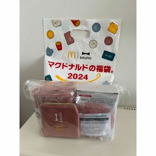 マクドナルド(マクドナルド)のマクドナルド　福袋　ピンク　ブルーノ　マック　マクド　2024 新品未使用(ノベルティグッズ)