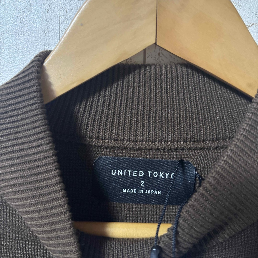 UNITED TOKYO(ユナイテッドトウキョウ)のウールミラノリブモックネックニット メンズのトップス(ニット/セーター)の商品写真