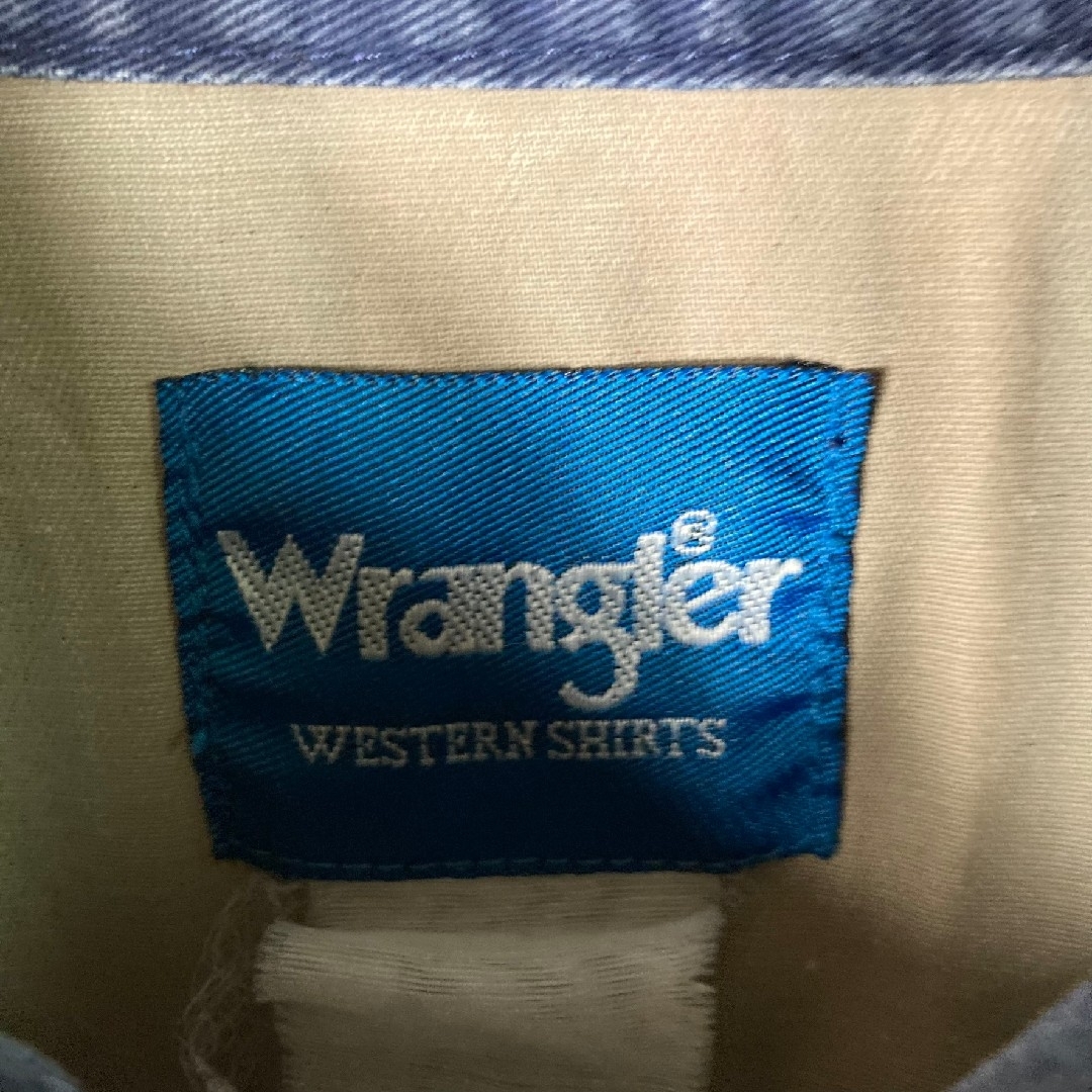 Wrangler(ラングラー)の80s90s ラングラー ビンテージ ストライプ ウェスタンシャツ アメリカ古着 メンズのトップス(シャツ)の商品写真
