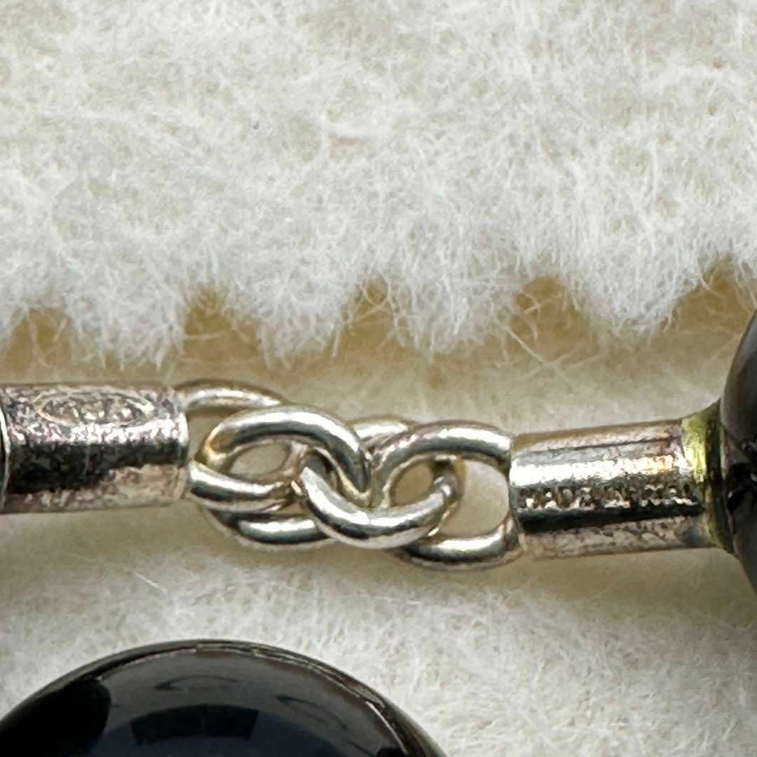 GUCCI - グッチ ボール シルバー925 黒 メンズ カフス ビジネス GUCCI - グッチ ボール シルバー925 黒 メンズ カフス ビジネス