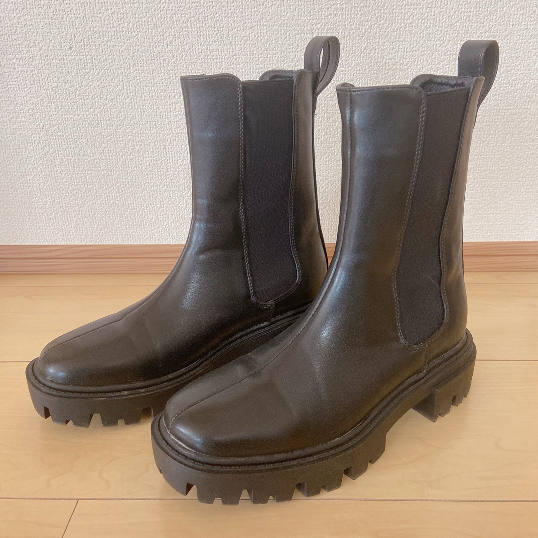 Kastane(カスタネ)の厚底ミドルブーツ カスタネ 24cm レディースの靴/シューズ(ブーツ)の商品写真