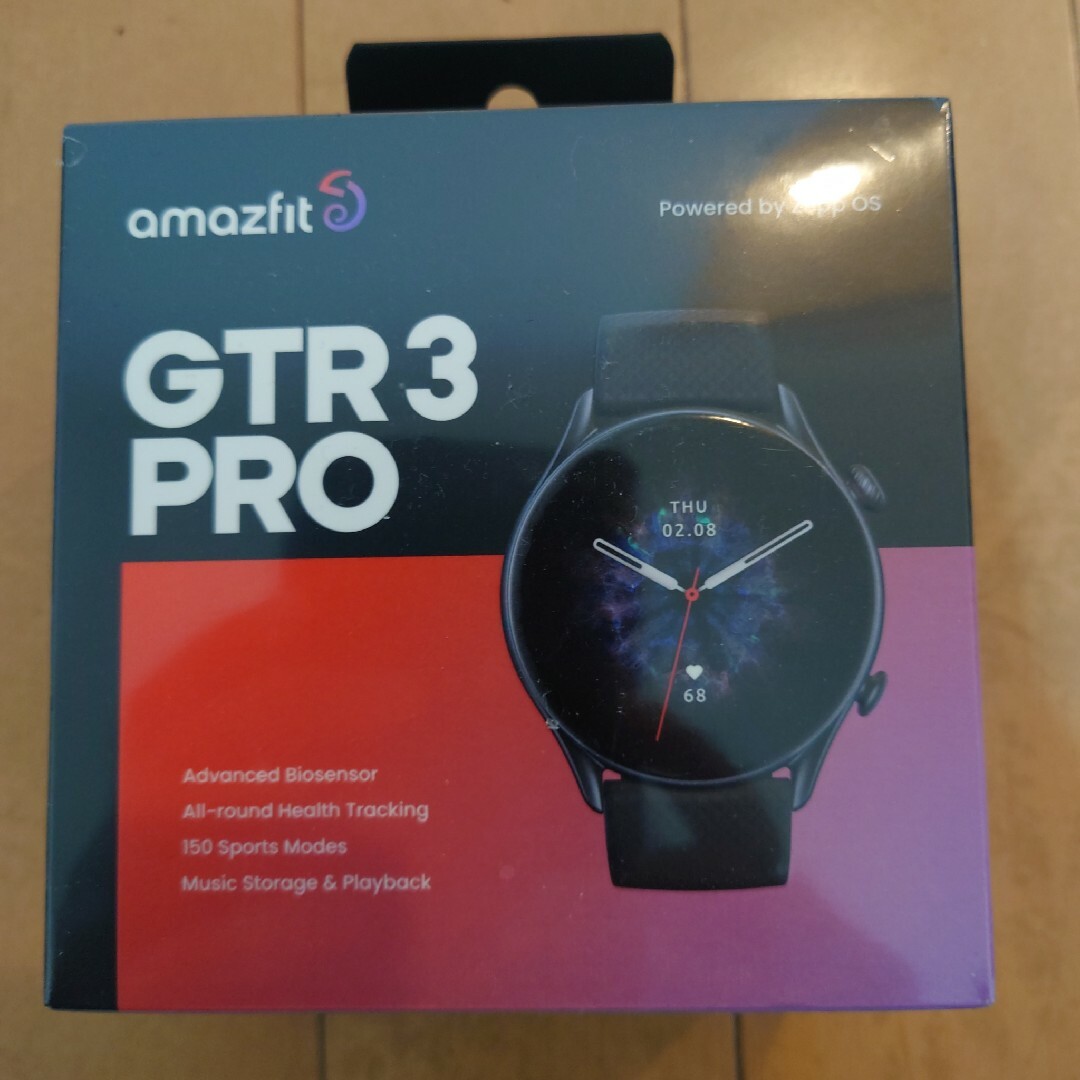 [アマズフィット]AMAZFIT スマートウォッチ GTR3 Pro ブラック メンズの時計(腕時計(デジタル))の商品写真