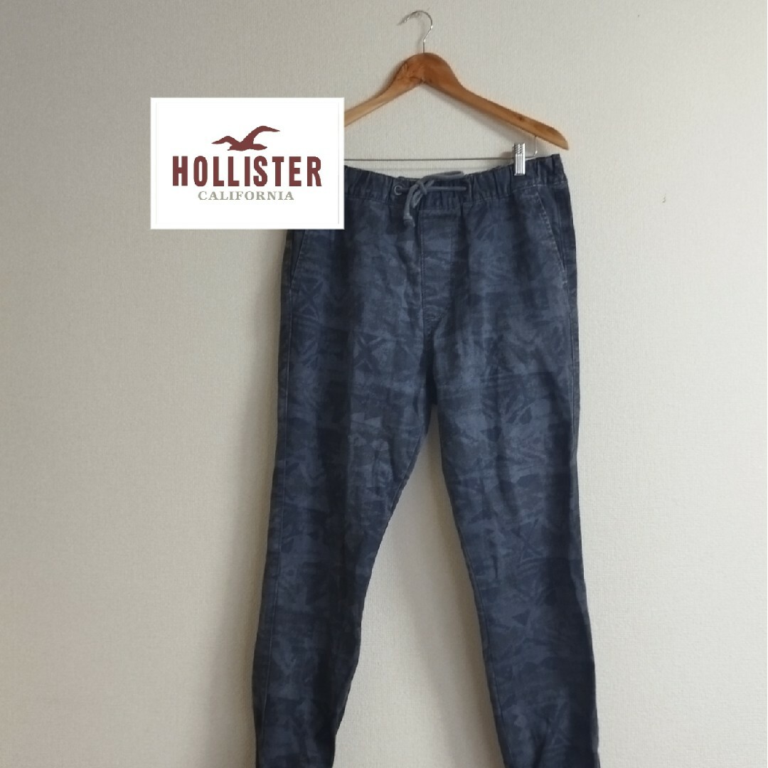 Hollister(ホリスター)のHOLLISTER ホリスター 総柄 迷彩 ジョガーパンツ メンズのパンツ(その他)の商品写真