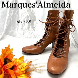 マルケスアルメイダ(MARQUES ALMEIDA)のmarques almeida マルケスアルメイダ　レースアップブーツ(ブーツ)