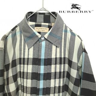 バーバリー(BURBERRY)の【大人気】バーバリーロンドン イングランド 現行タグ チェック シャツ XS(シャツ)