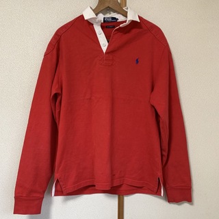ポロラルフローレン(POLO RALPH LAUREN)のポロバイラルフローレン　赤のラガーシャツ(スウェット)