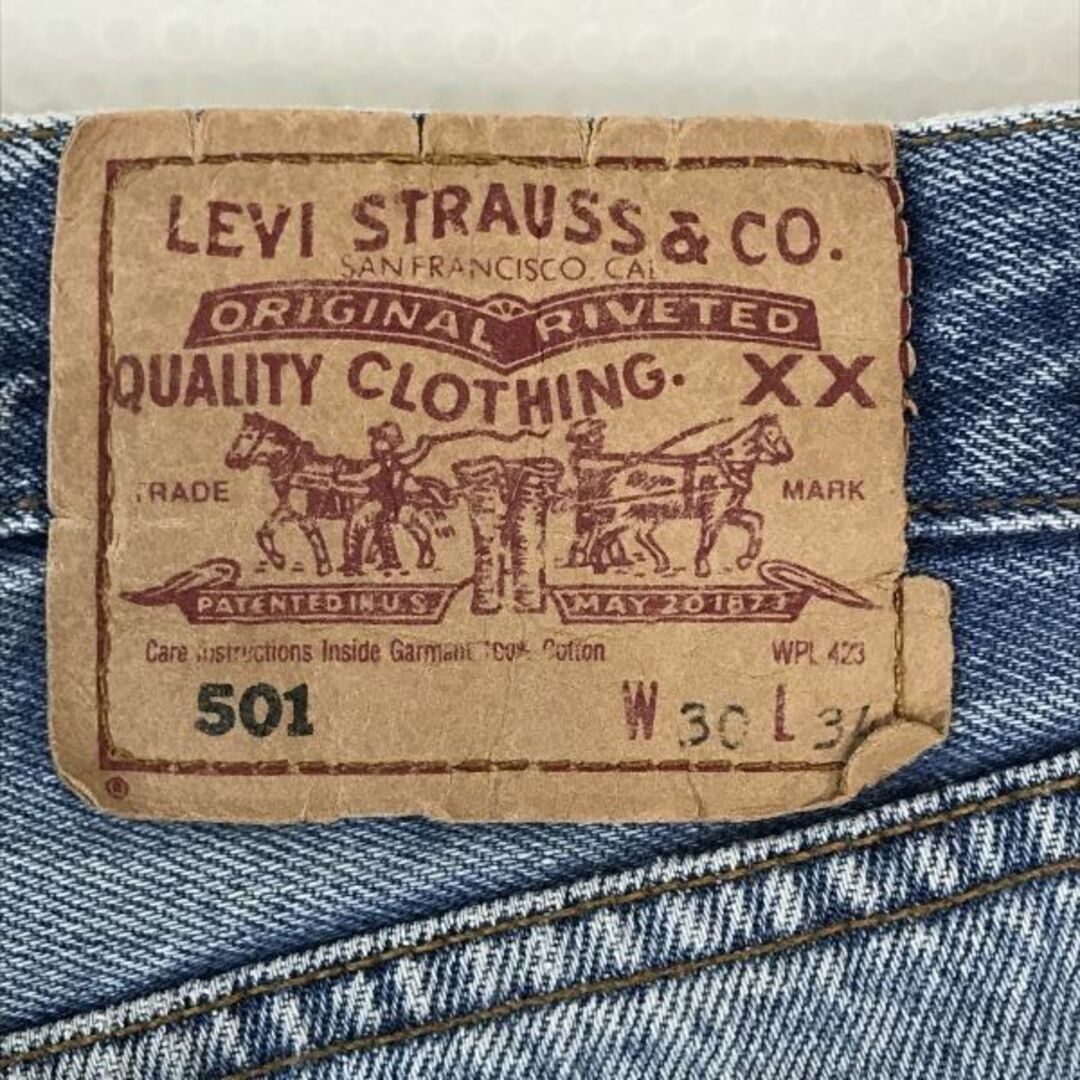 Leviリーバイス/Levis★501-0114/ボタン裏273/ポーランド工場製/90s?★デニムパンツ【メンズW30 L34/股下85cm】JEANS/Pants/Trousers◆cBH444 #BUZZBERG　-cBH444-5th-a