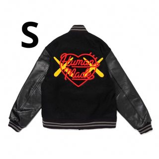 ヒューマンメイド(HUMAN MADE)の新品 KAWS MADE VARSITY JACKET #2 BALCK S(スタジャン)