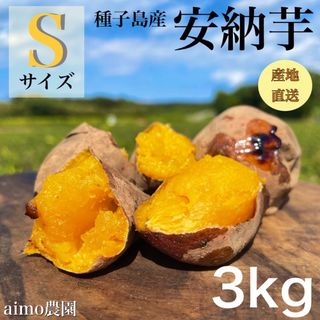 【絶品】種子島産  安納芋S 3kg(箱別)(野菜)