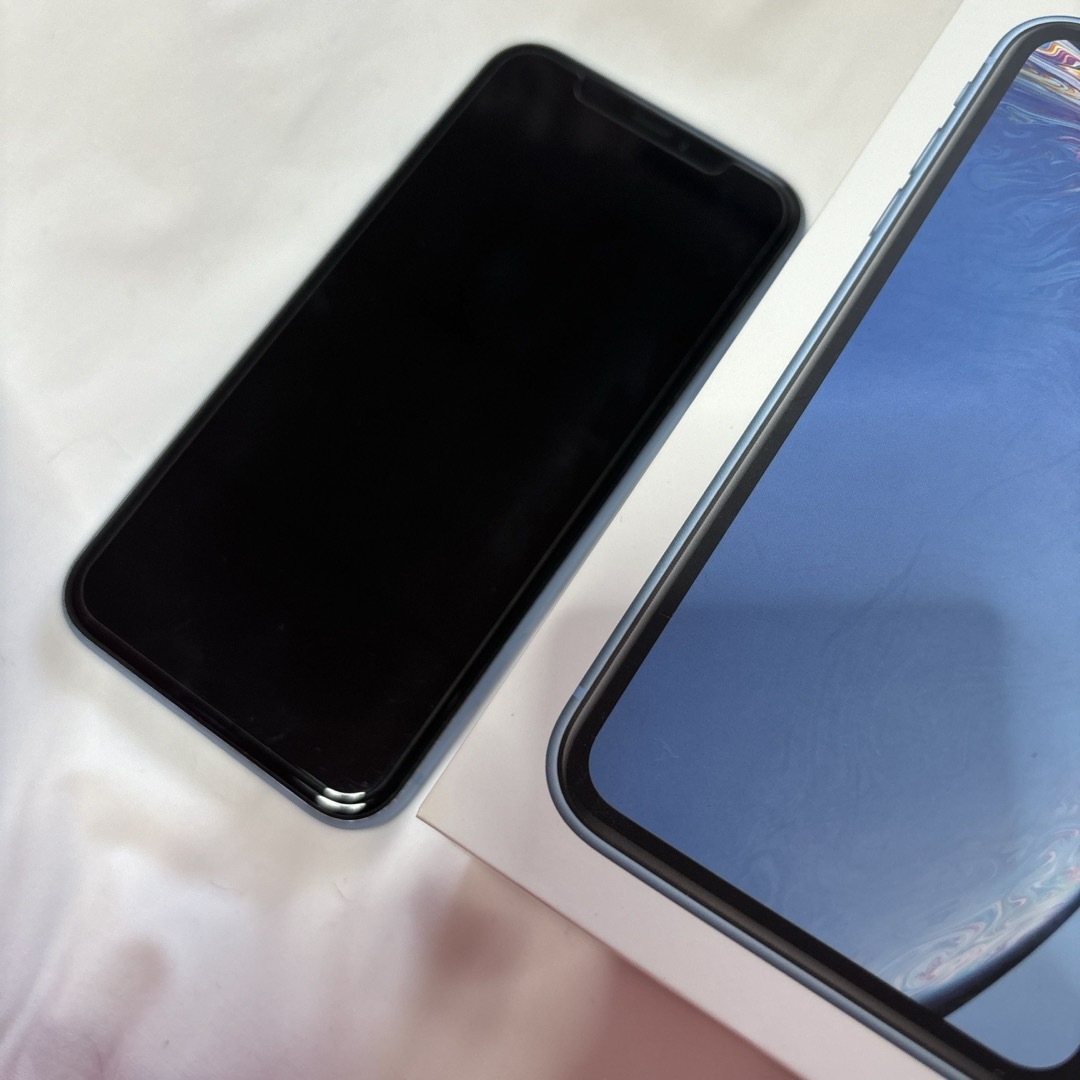 スマホ/家電/カメラiPhone XR ブルー SIMフリー 美品