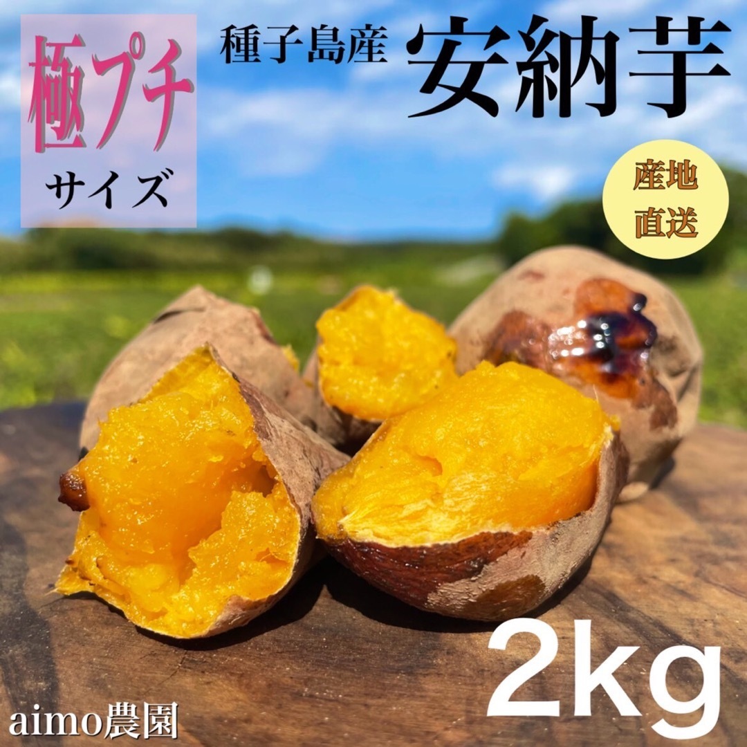 【絶品】種子島産 安納芋 極プチ 2kg(箱別) | フリマアプリ ラクマ