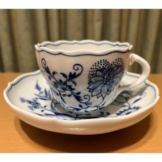 マイセン(MEISSEN)のマイセン　ブルーオニオン　カップ＆ソーサー(食器)