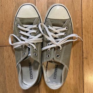 オールスター(ALL STAR（CONVERSE）)のCONVERSE ALL STAR ベージュ　ローカット　スニーカー　サイズ　5(スニーカー)